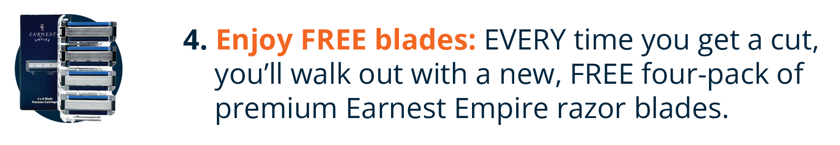 Get free blades with every cut