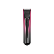 Load image into Gallery viewer, Wahl ColorStyle Duo cordless trimmer in black and pink with U-Blade, front view