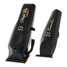 Load image into Gallery viewer, Limited Edition 5 Star Black Magic Clipper &amp; Black Detailer Li Combo