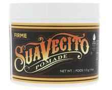 Load image into Gallery viewer, Suavecito Firme Strong Hold Pomade 113g jar showing the signature skull artwork and product label.