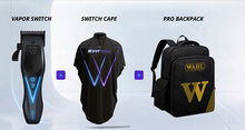 Load image into Gallery viewer, Wahl Vapor Switch Cordless Clipper + Cape + BackPack