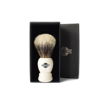 Load image into Gallery viewer, Badger Shaving Brush with Silver Tip Pure