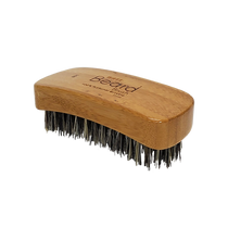 Bass Beard Brush with Natural Bristles and Bamboo Handle