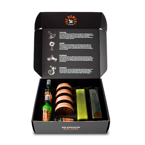 The Bowery mens grooming gift box